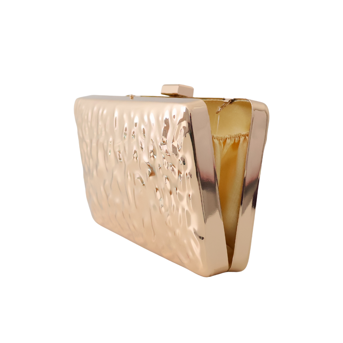 Bolsa de Festa Clutch Metalizada Dourada