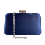 Bolsa Festa Clutch Tecido Acetinado Azul - ReUse