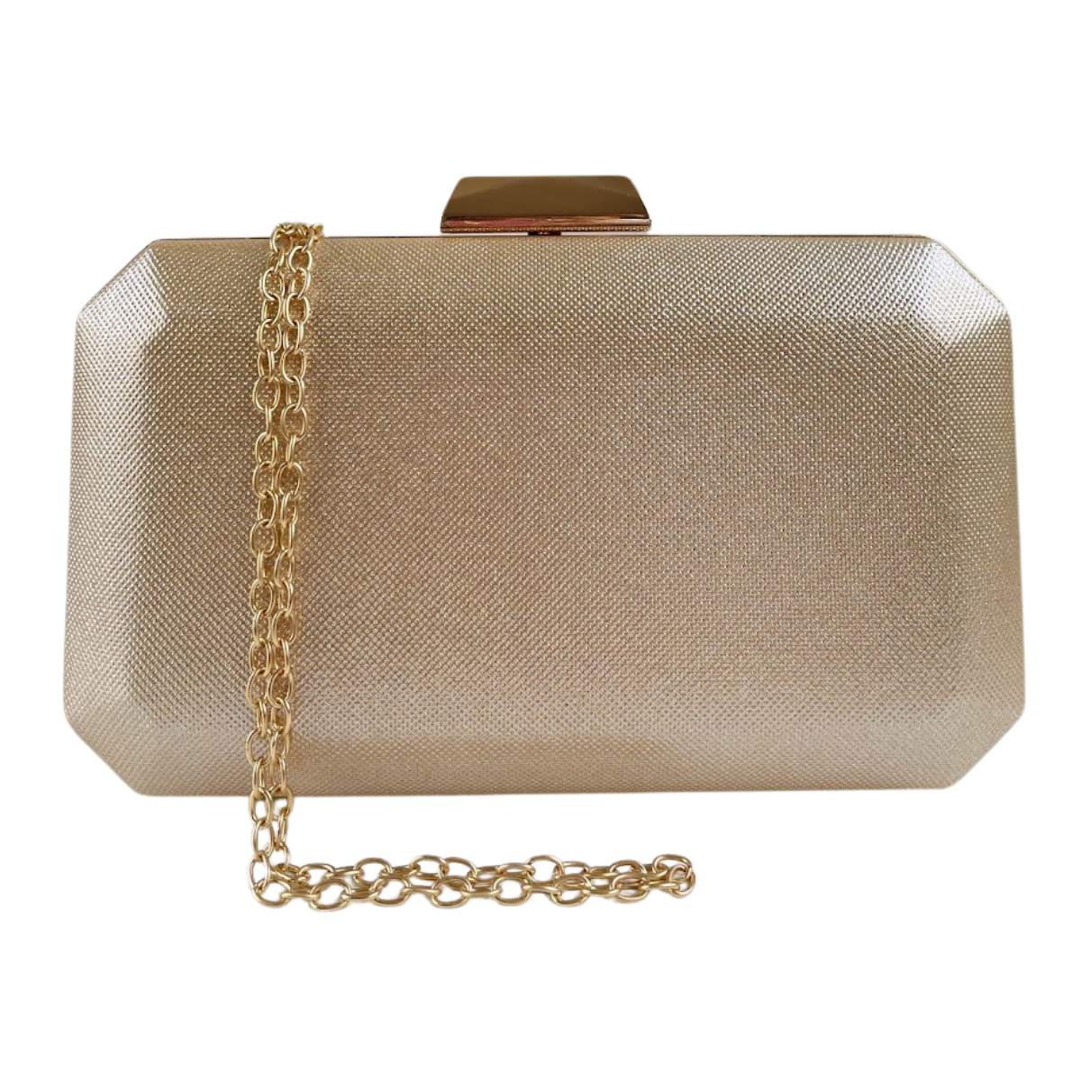 Bolsa de Festa Clutch Dourada