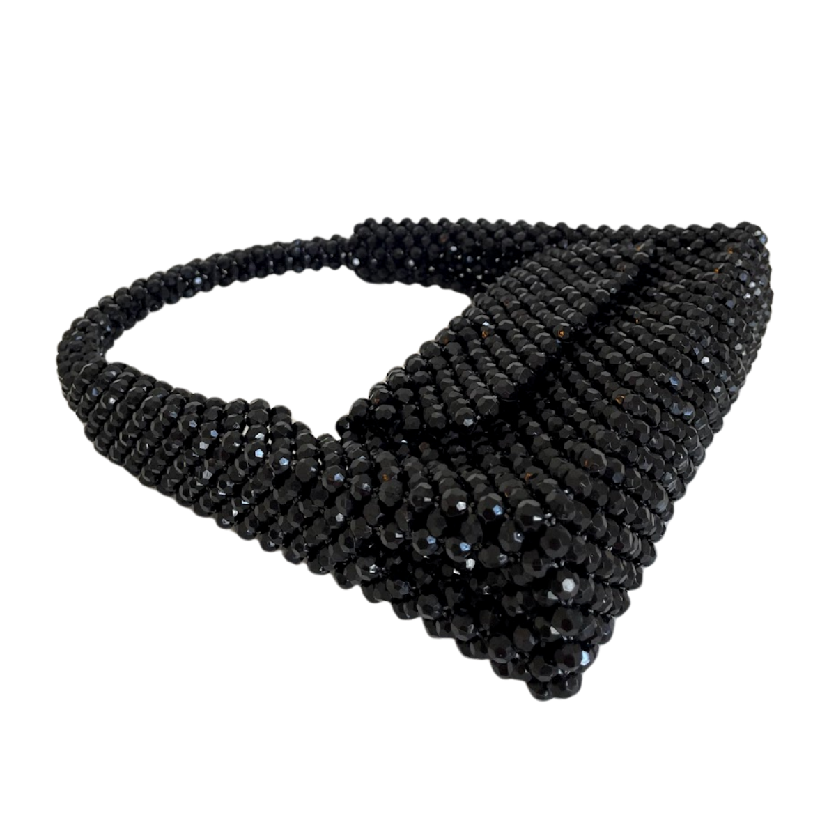 Bolsa de Festa Clutch Miçanga Preta - ReUse