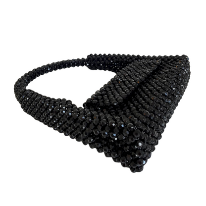 Bolsa de Festa Clutch Miçanga Preta - ReUse