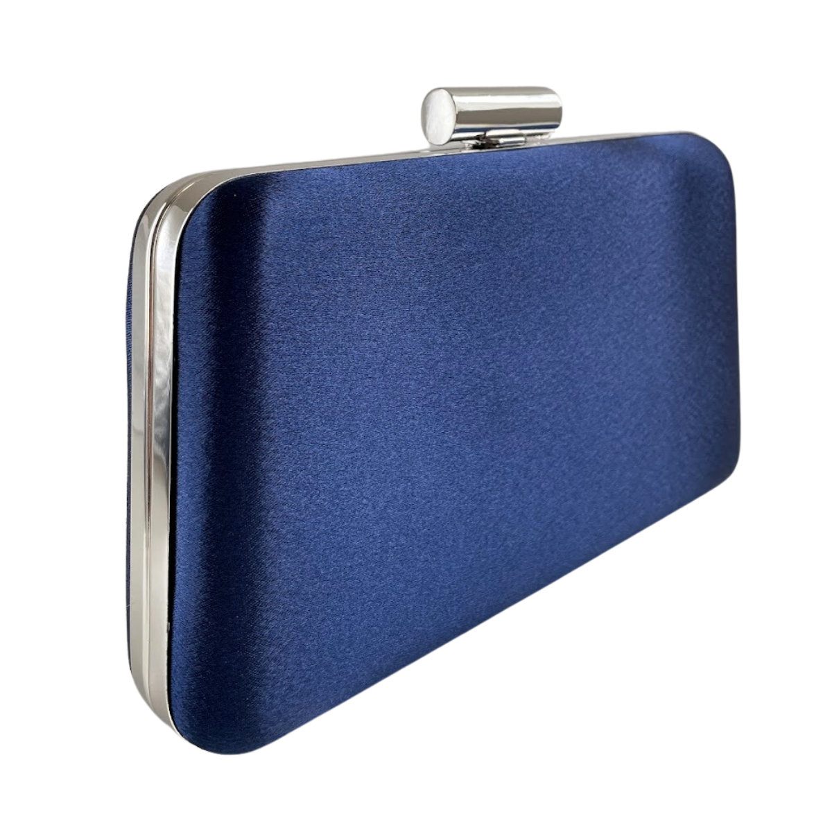 Bolsa Festa Clutch Tecido Acetinado Azul - ReUse