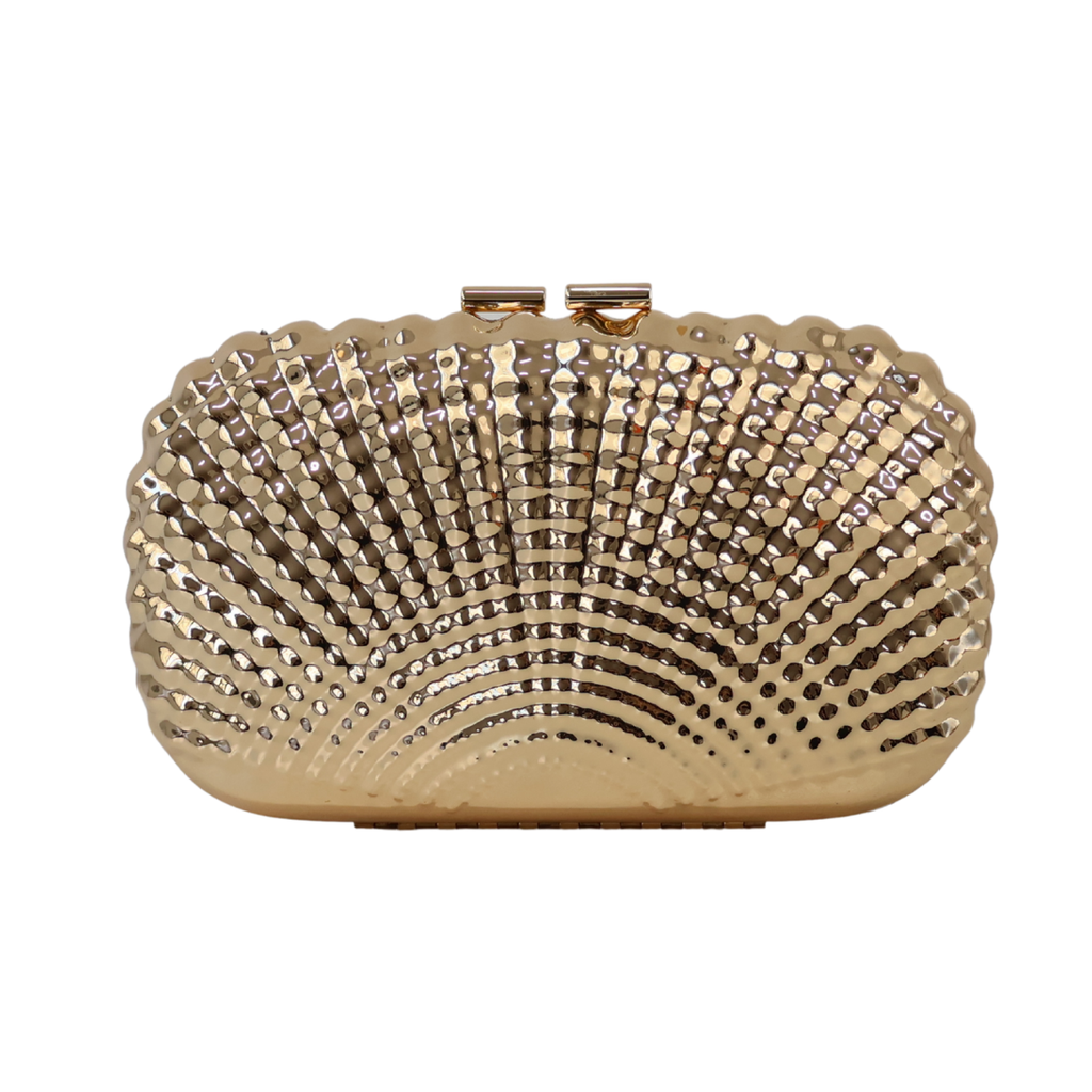 Bolsa de Festa Clutch Dourada Metalizada - ReUse