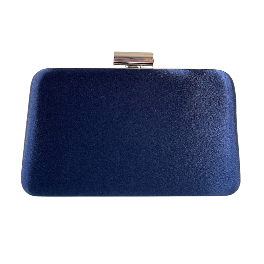 Bolsa Festa Clutch Tecido Acetinado Azul - ReUse