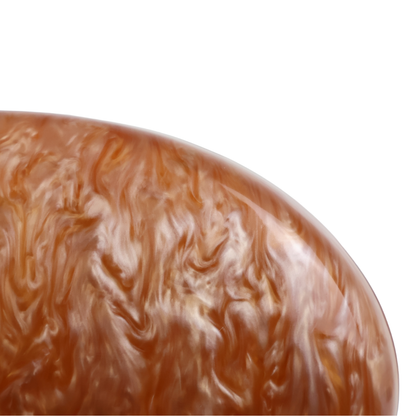 Bolsa de Festa Clutch Acrílico Perolada Terracota