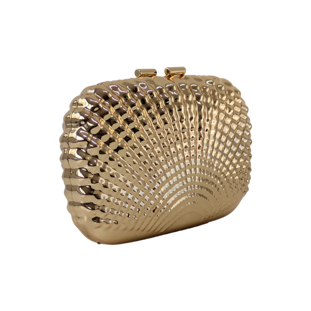 Bolsa de Festa Clutch Dourada Metalizada - ReUse