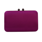 Bolsa Clutch Festa Cetim Fúcsia