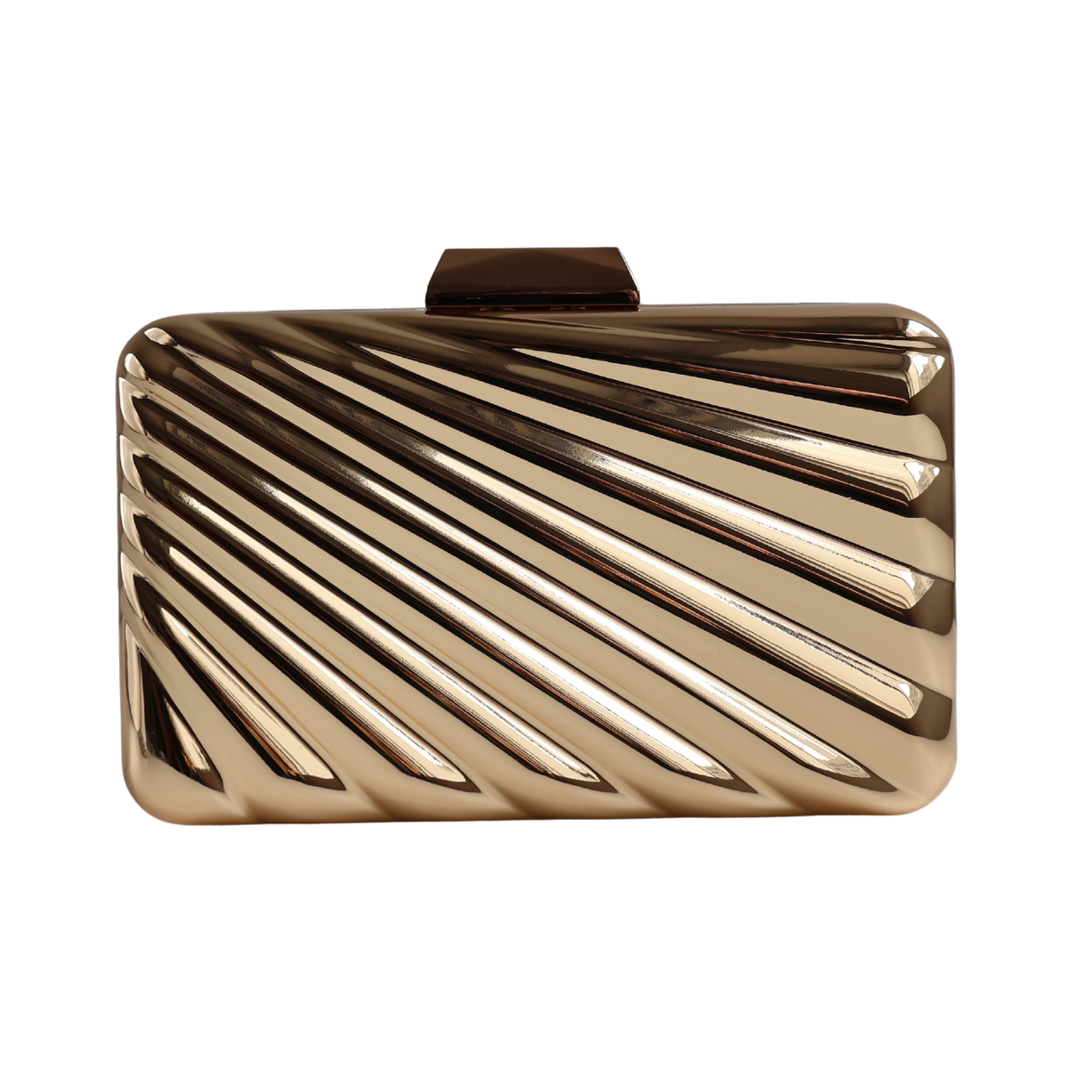 Bolsa de Festa Clutch Dourada Metalizada