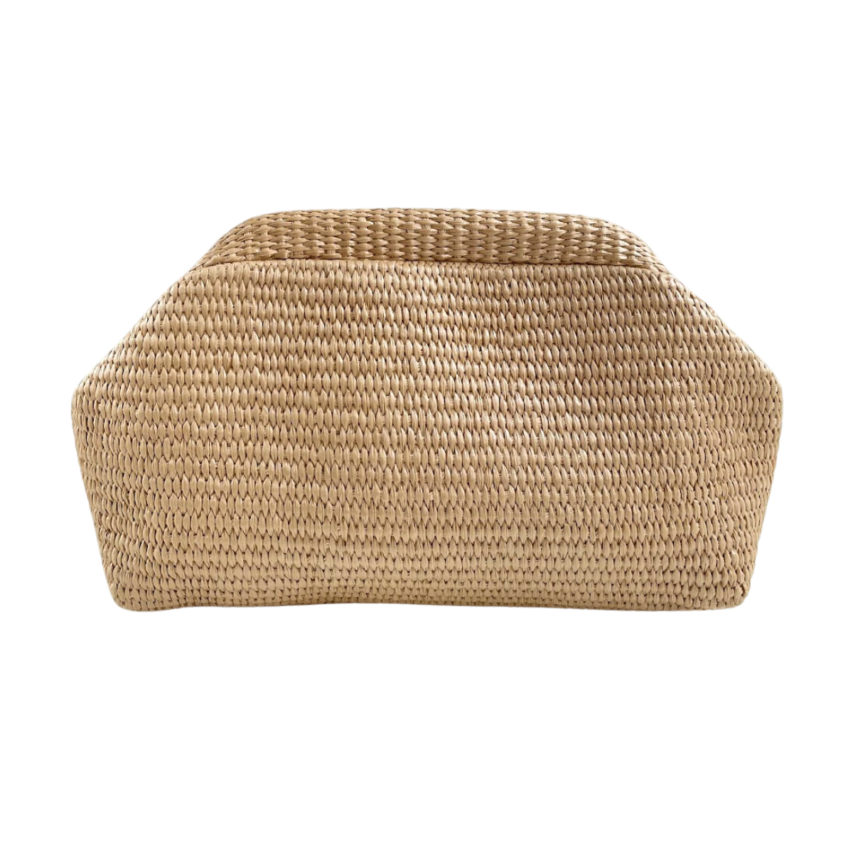 Bolsa Pouch Festa Clutch Palha Bege