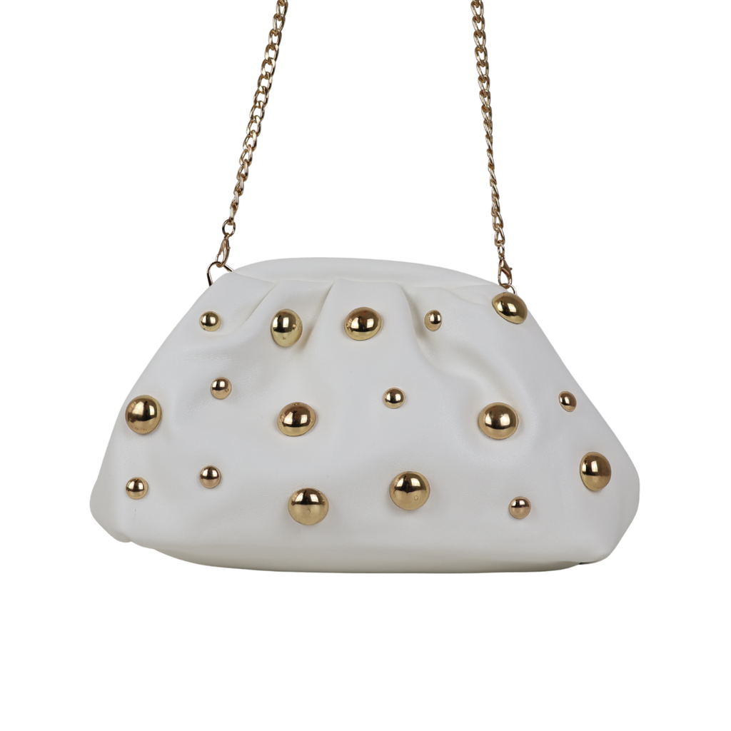 Bolsa de Festa Pouch Courvin Branca - ReUse