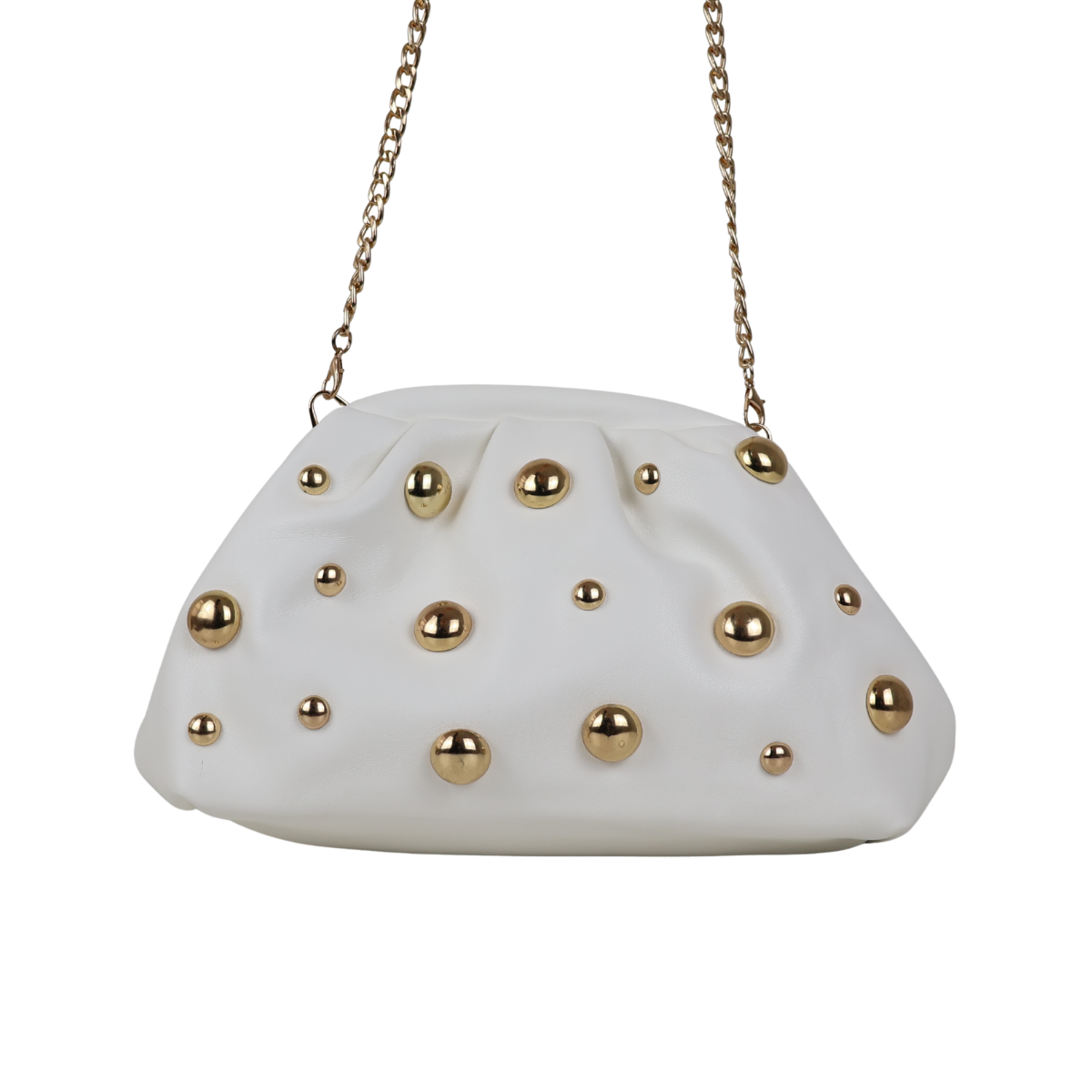 Bolsa de Festa Pouch Courvin Branca - ReUse