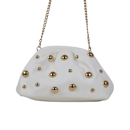 Bolsa de Festa Pouch Courvin Branca