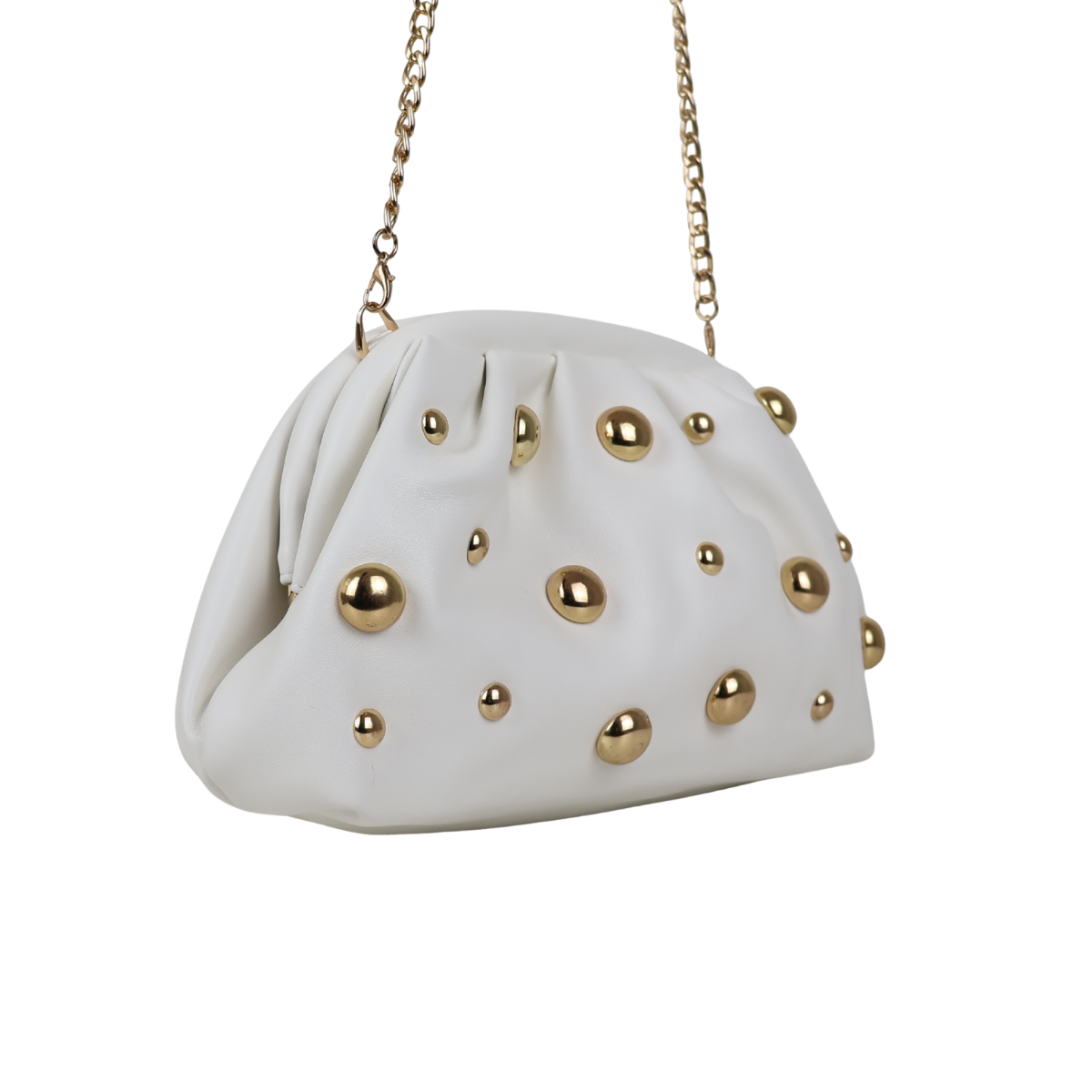 Bolsa de Festa Pouch Courvin Branca - ReUse