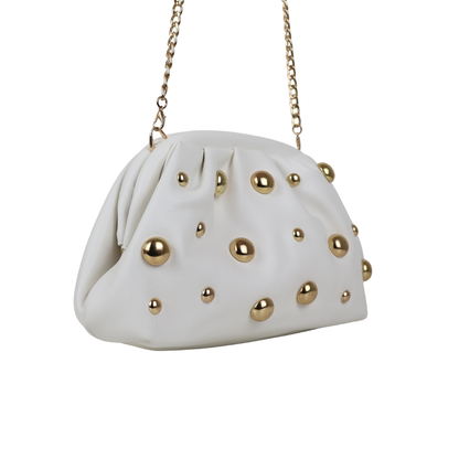 Bolsa de Festa Pouch Courvin Branca