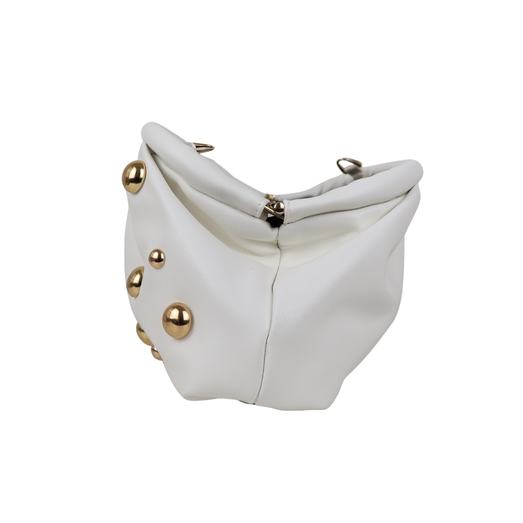 Bolsa de Festa Pouch Courvin Branca - ReUse