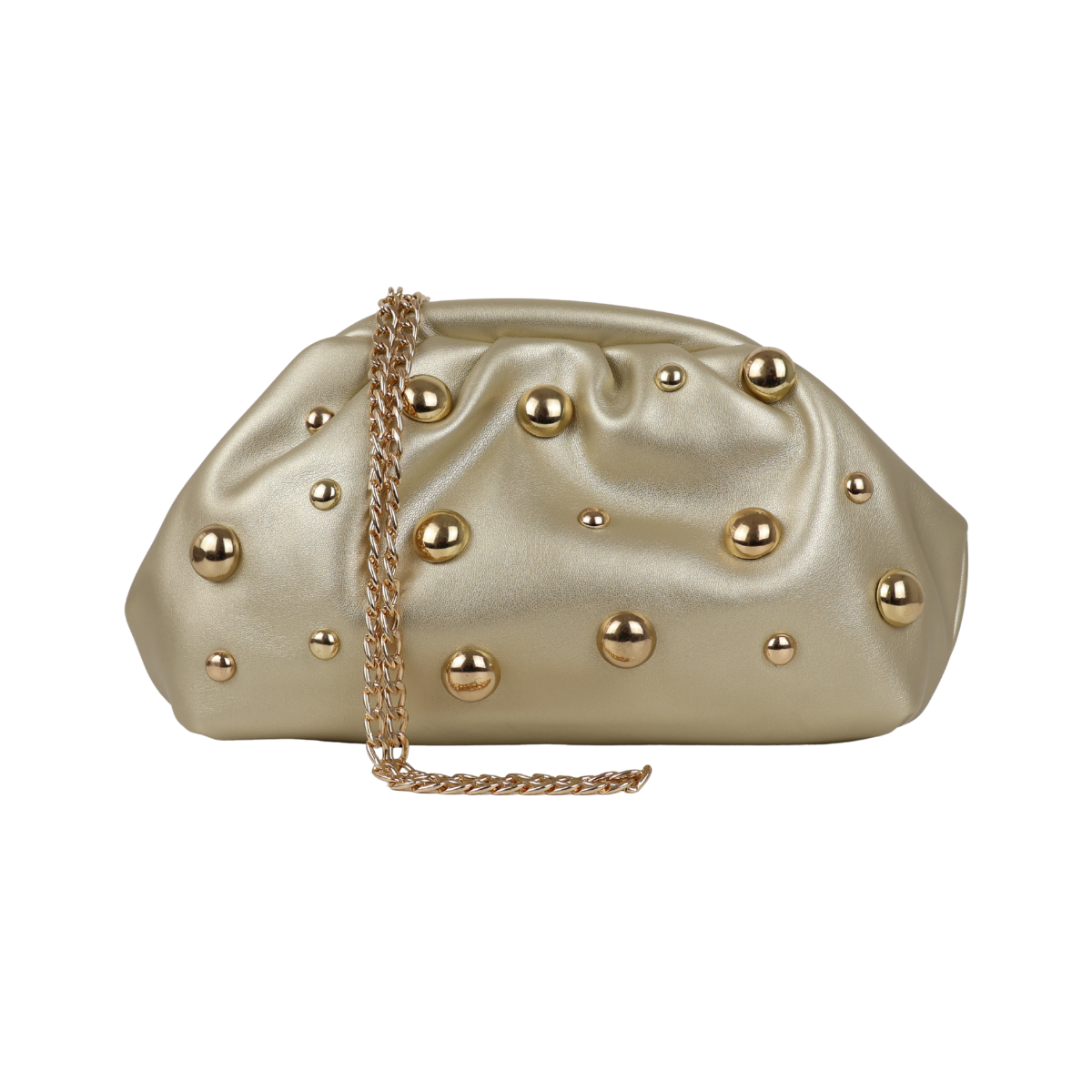 Bolsa de Festa Pouch Courvin Dourada