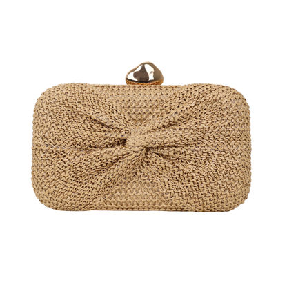 Bolsa Clutch Festa Palha