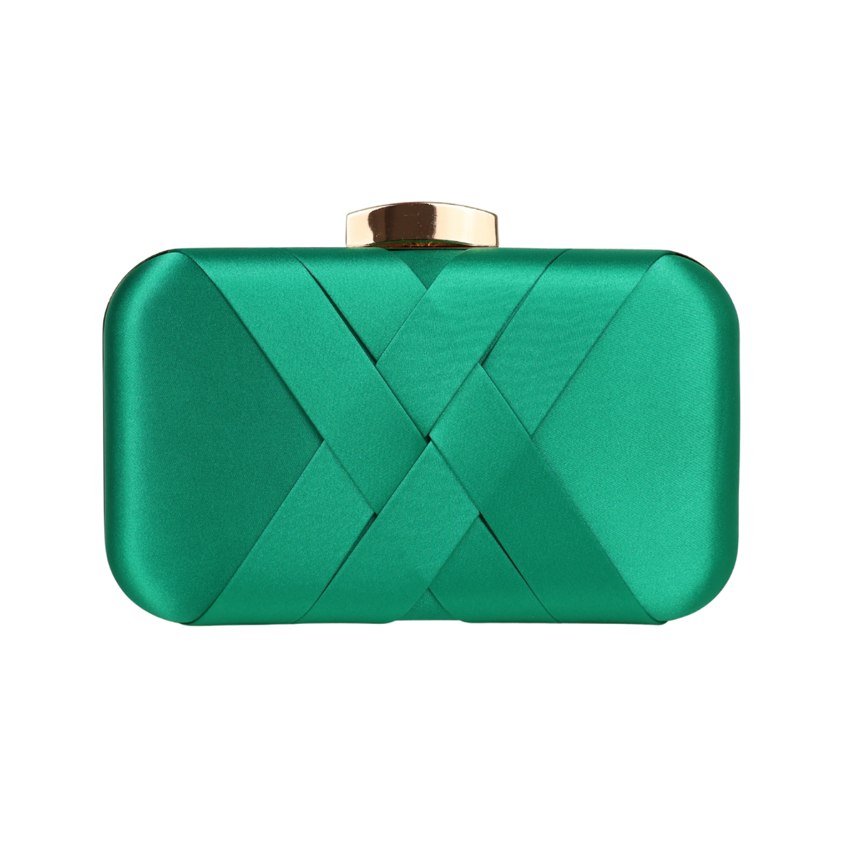 Bolsa de Festa Clutch Cetim Verde - ReUse