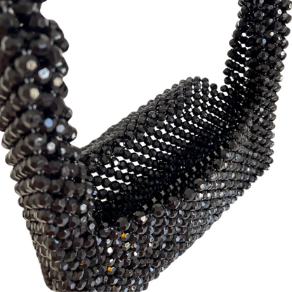 Bolsa de Festa Clutch Miçanga Preta - ReUse