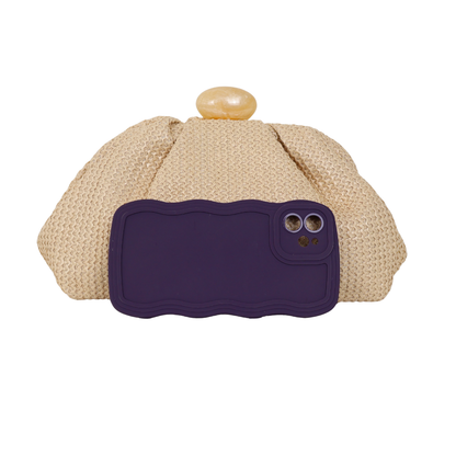 Bolsa Festa Pouch Palha Bege Claro