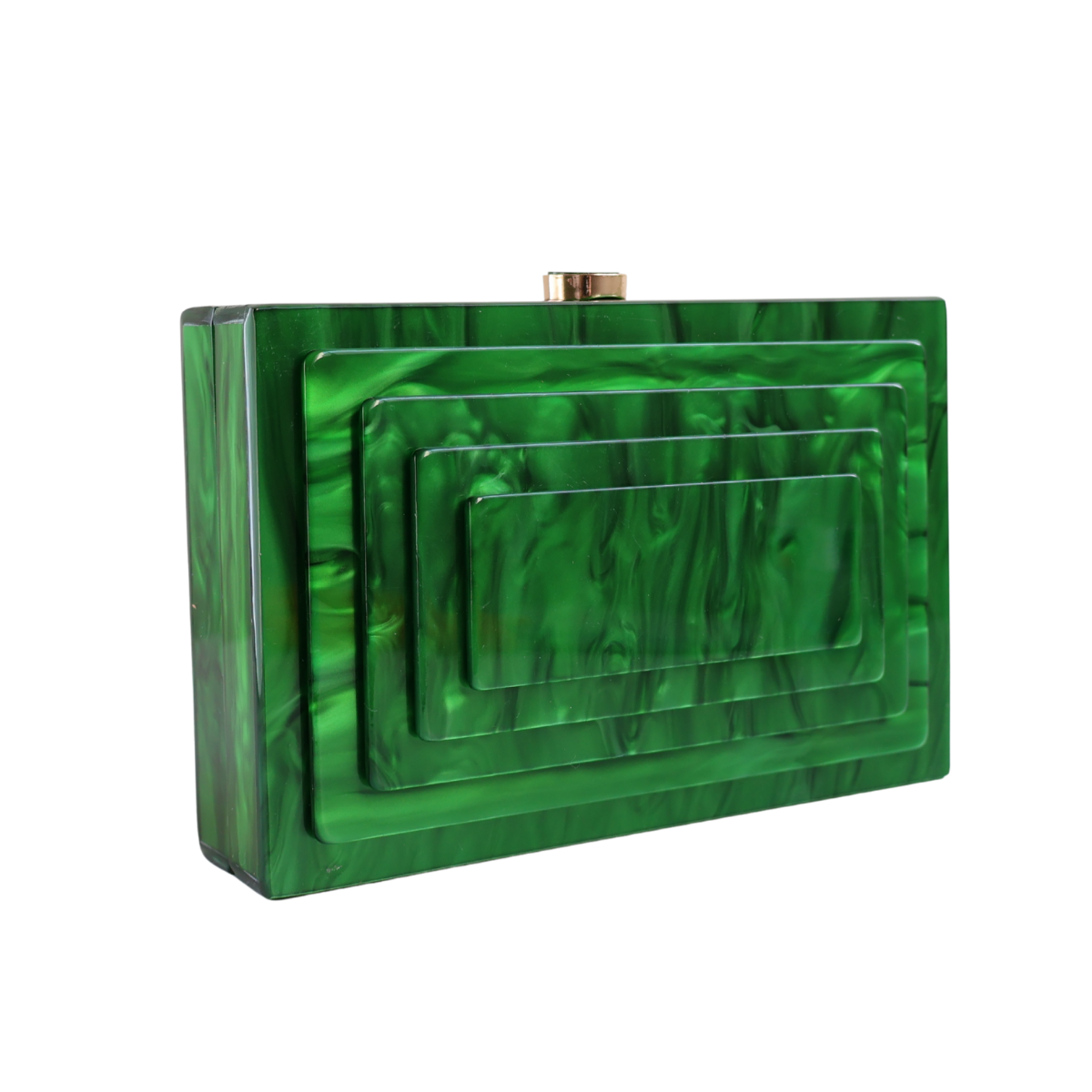 Bolsa Clutch Festa Acrílico Verde