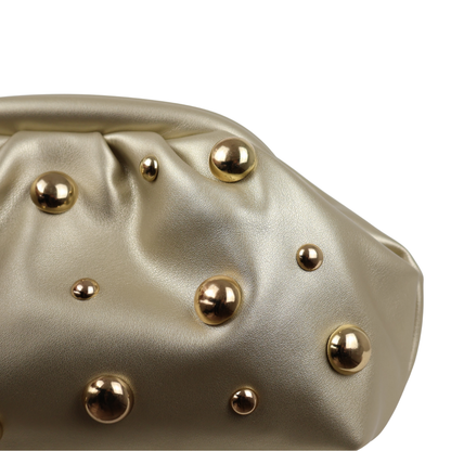 Bolsa de Festa Pouch Courvin Dourada