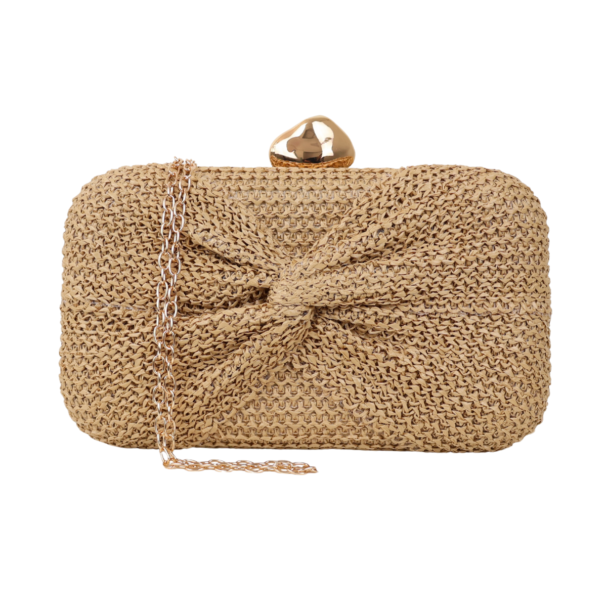 Bolsa Clutch Festa Palha