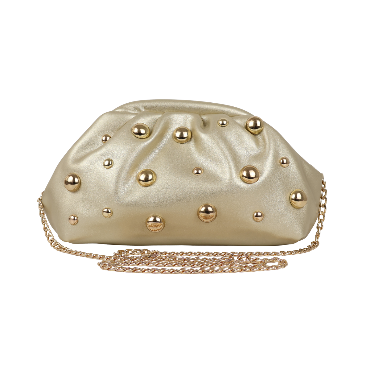 Bolsa de Festa Pouch Courvin Dourada