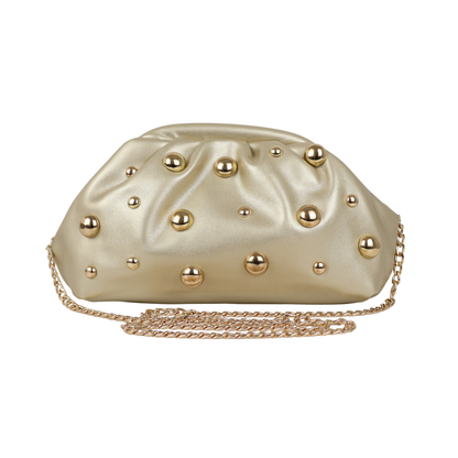 Bolsa de Festa Pouch Courvin Dourada