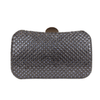 Bolsa Festa Clutch Strass Prata Escuro - ReUse