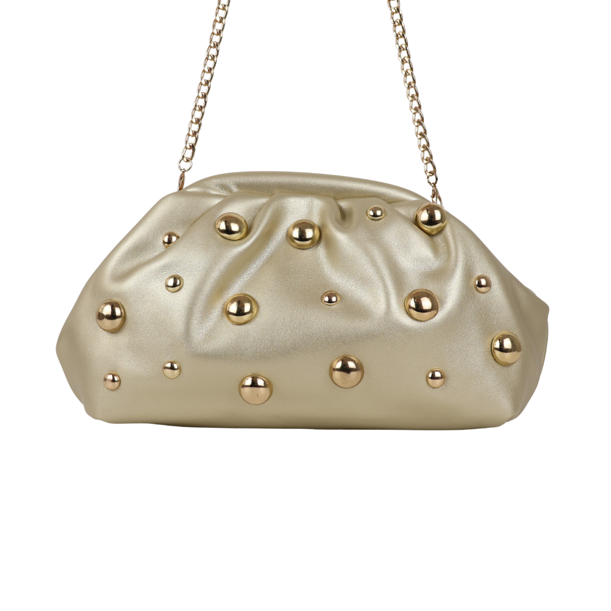 Bolsa de Festa Pouch Courvin Dourada