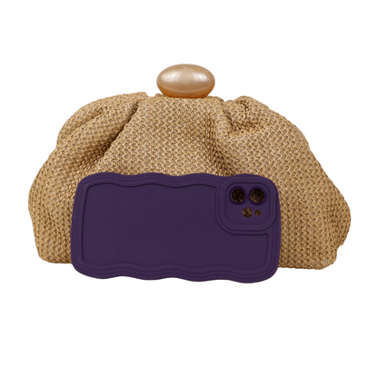 Bolsa Festa Pouch Palha Bege