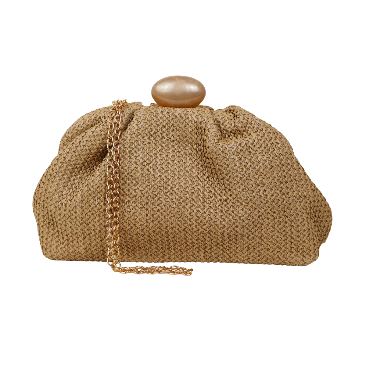 Bolsa Festa Pouch Palha Bege