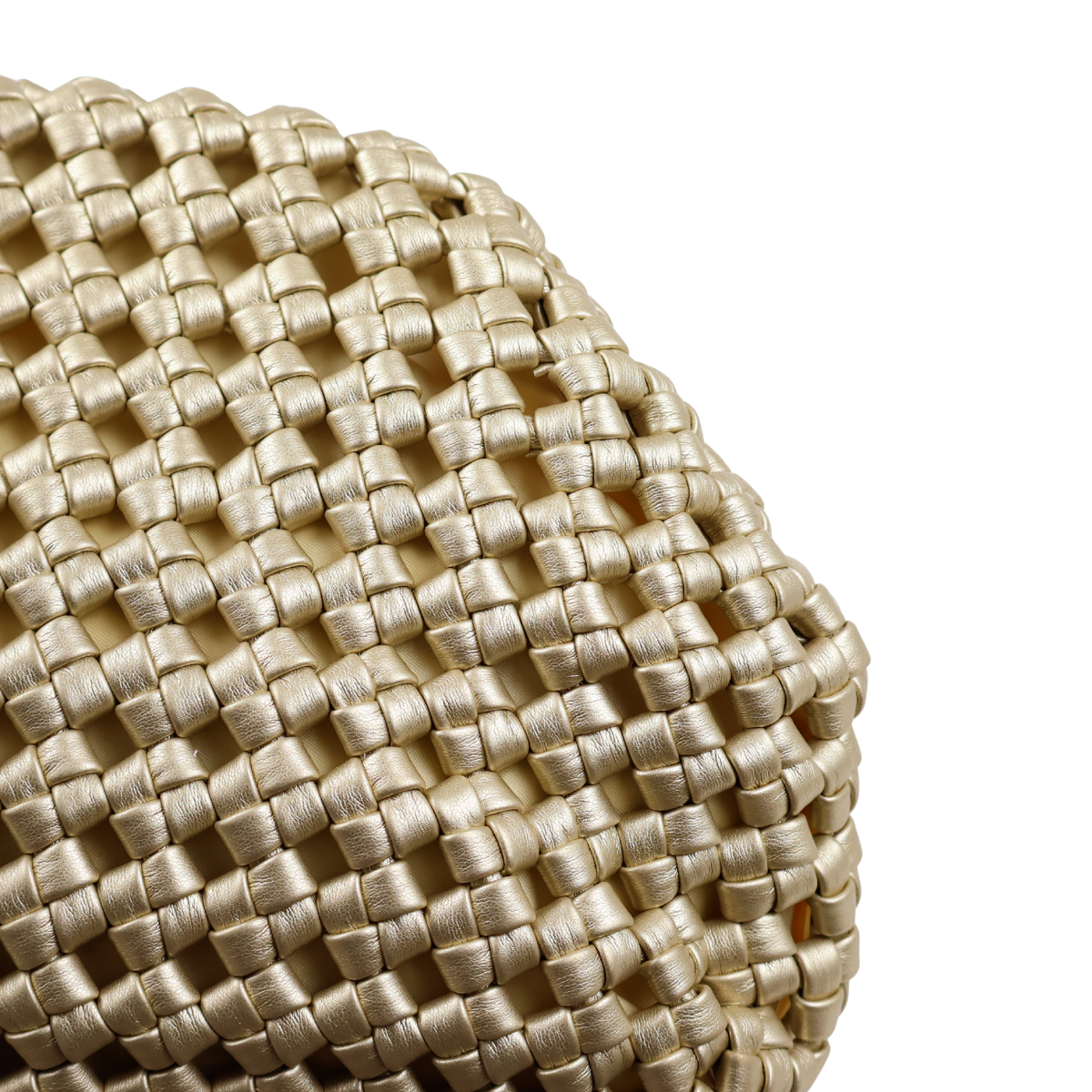 Bolsa de Festa Pouch Tressê Dourada