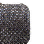 Bolsa Festa Clutch Strass Prata Escuro - ReUse