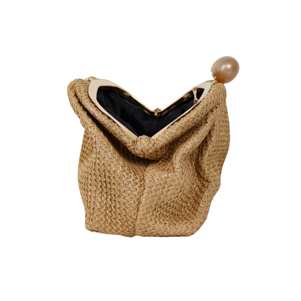 Bolsa Festa Pouch Palha Bege