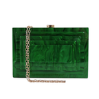 Bolsa Clutch Festa Acrílico Verde