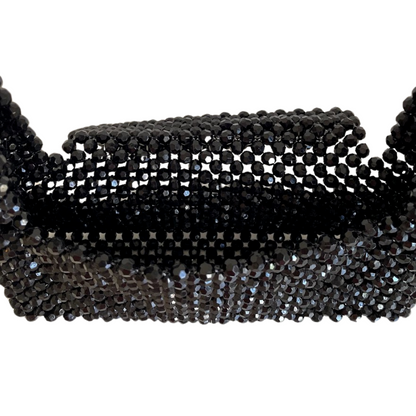 Bolsa de Festa Clutch Miçanga Preta - ReUse
