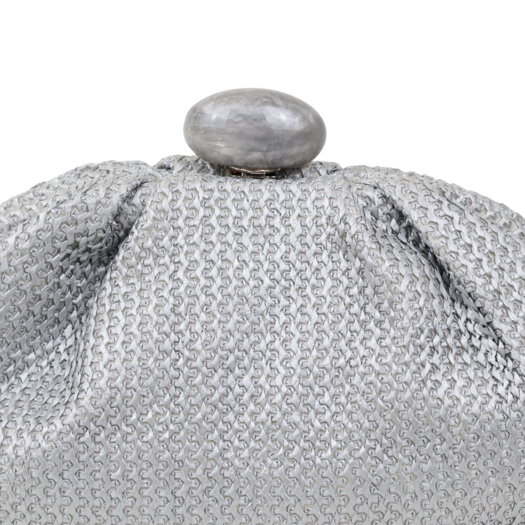 Bolsa Festa Pouch Palha Prata