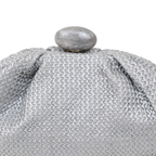 Bolsa Festa Pouch Palha Prata