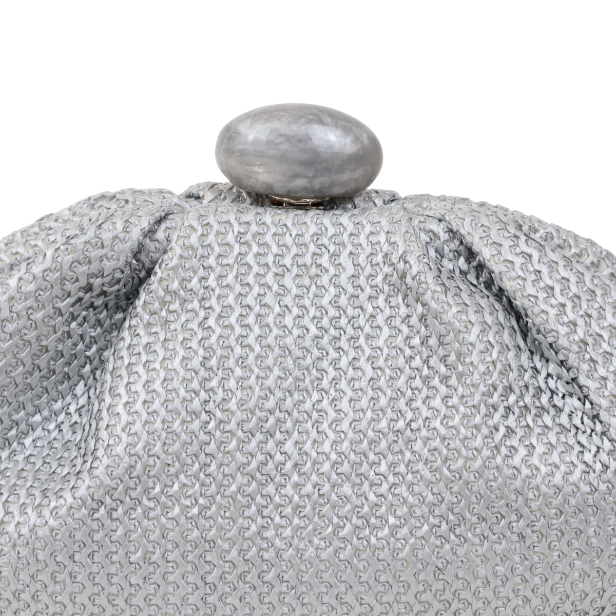 Bolsa Festa Pouch Palha Prata