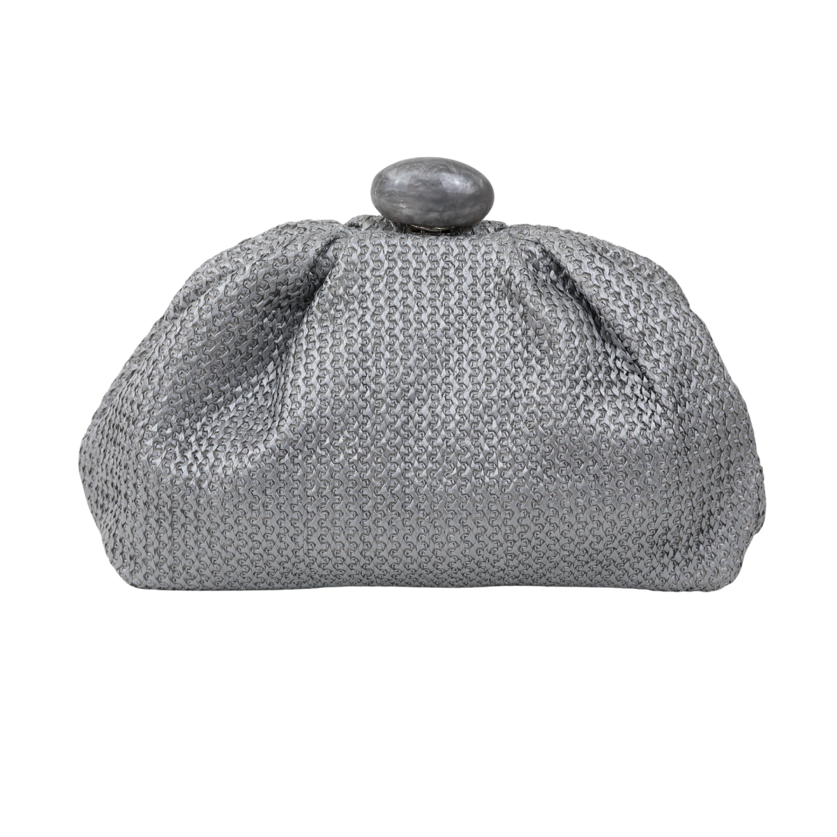 Bolsa Festa Pouch Palha Prata