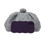Bolsa Festa Pouch Palha Prata