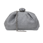 Bolsa Festa Pouch Palha Prata
