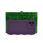 Bolsa Clutch Festa Acrílico Verde