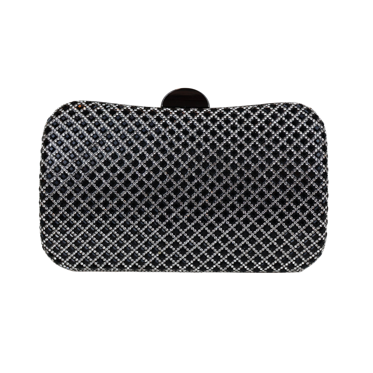 Bolsa Festa Clutch Strass Preta