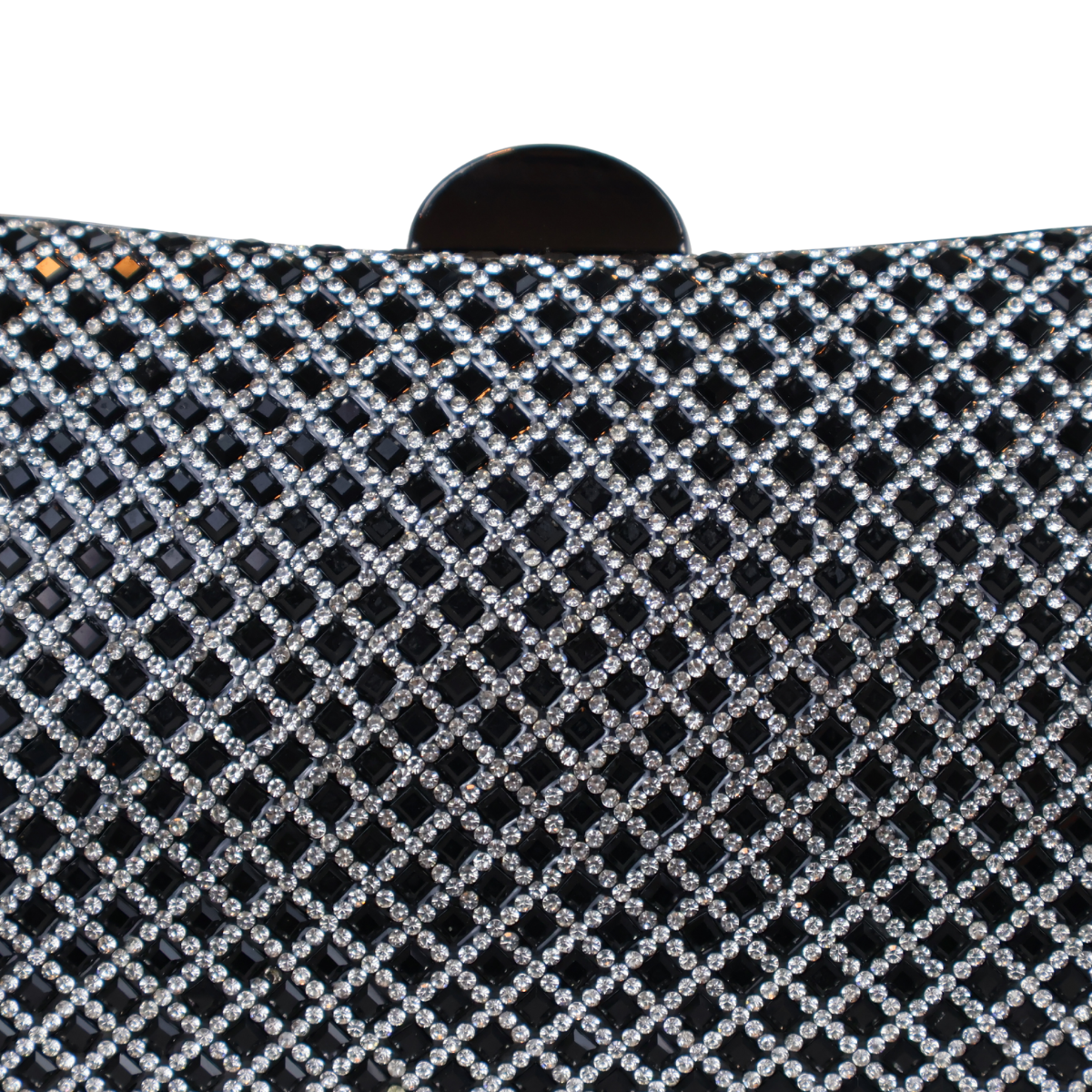 Bolsa Festa Clutch Strass Preta