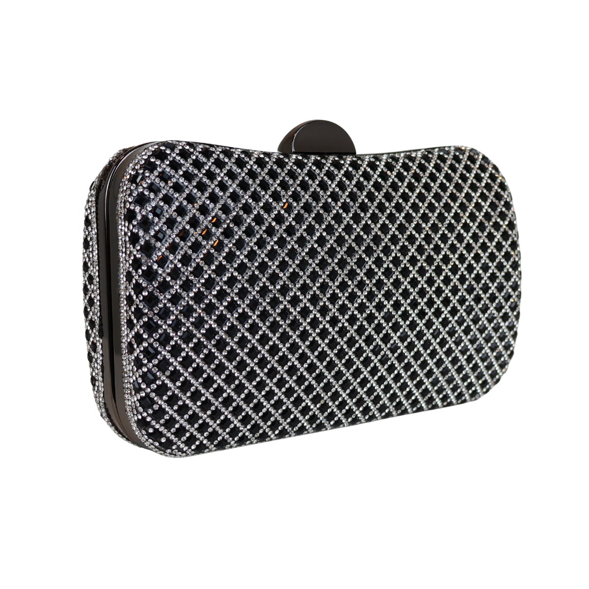 Bolsa Festa Clutch Strass Preta