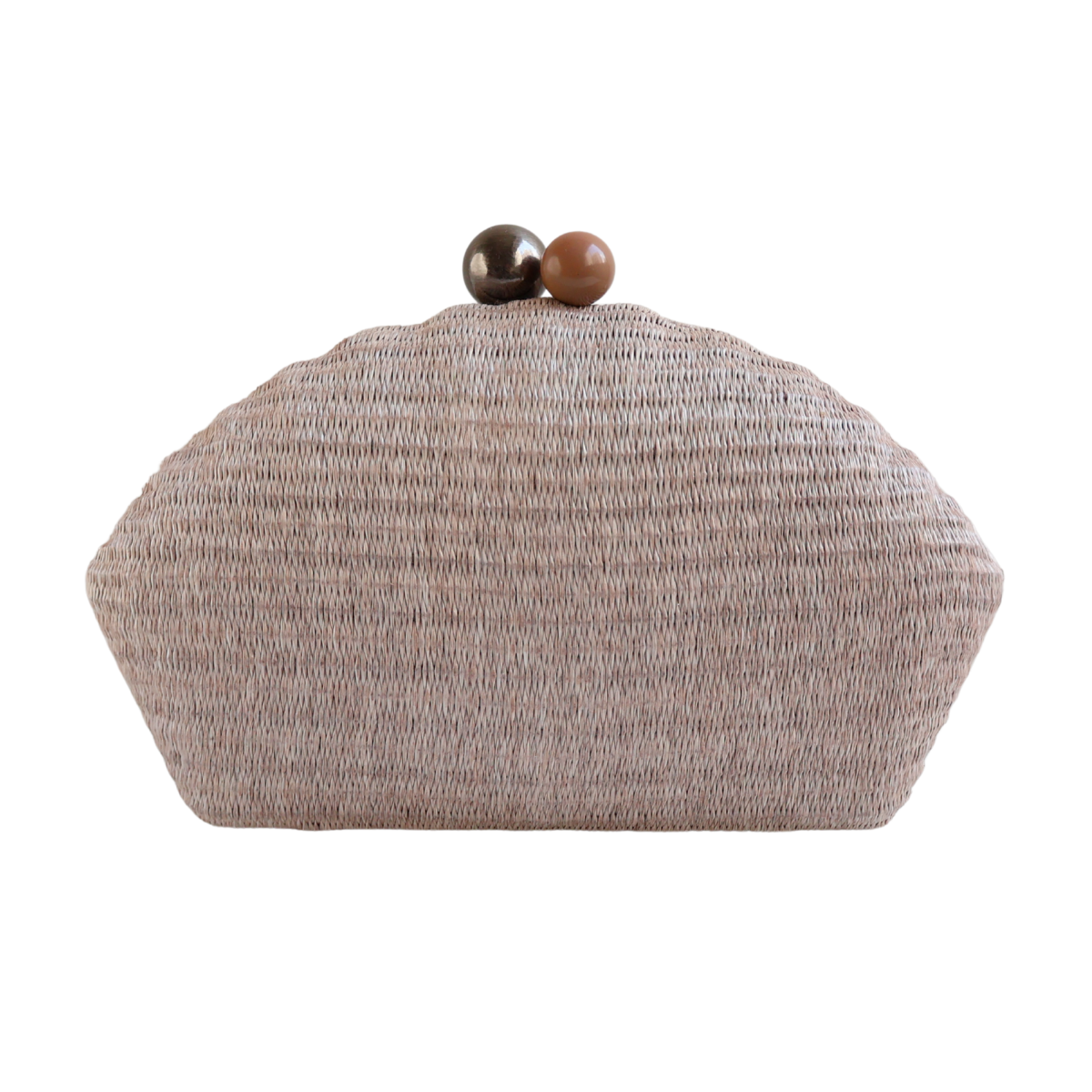 Bolsa Clutch Festa Palha Bege