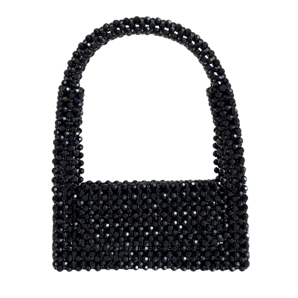 Bolsa de Festa Clutch Miçanga Preta - ReUse